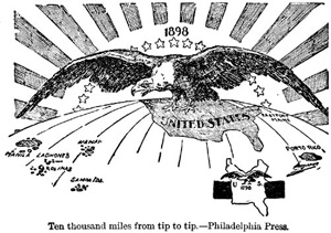 American Empire/Eagle Cartoon 1898